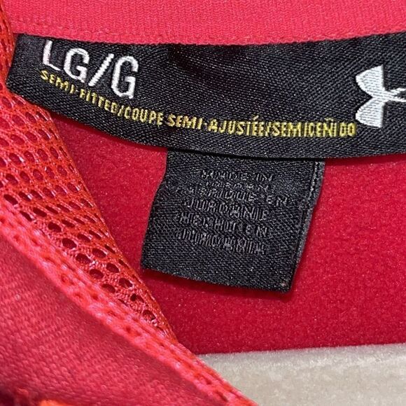 Under‎ Armour Hoodie Women's Size Large PinkSweatshirt Semi-Fitted EUC - Picture 4 of 8